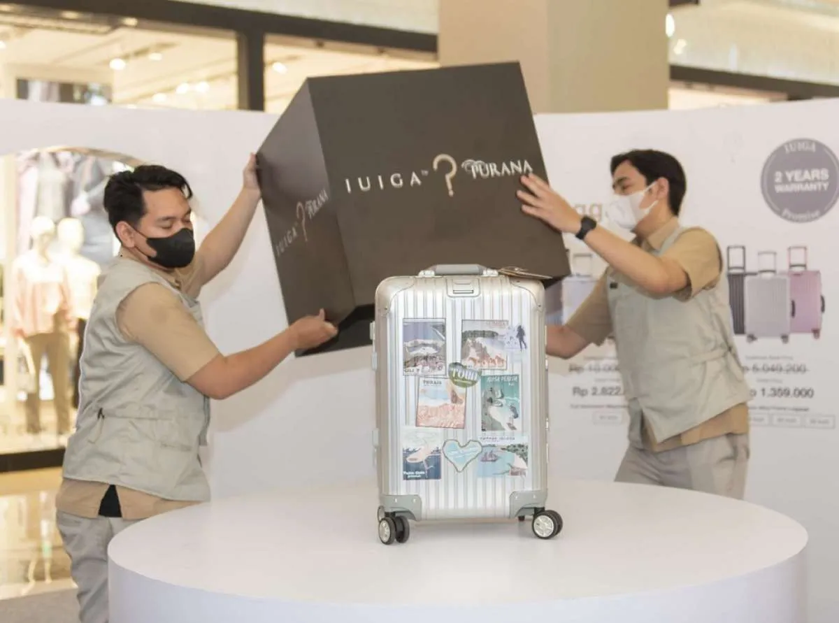 IUIGA berkolaborasi dengan PURANA hadirkan Koper Limited Edition Bernuansa Indonesia