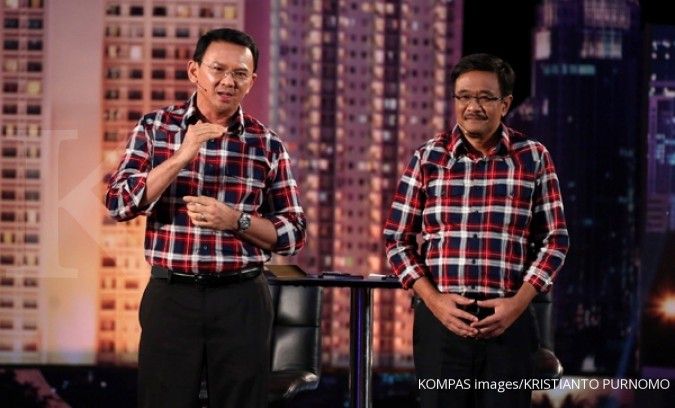 Reaksi Ahok-Djarot saat dikabarkan berkelahi