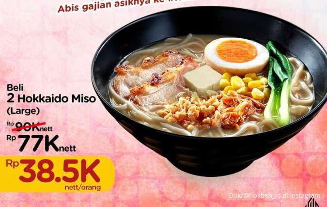 3 Promo Gajian HokBen Sampai 31 Agustus 2024, Promo Payday Hemat Mulai Rp 38.000-an