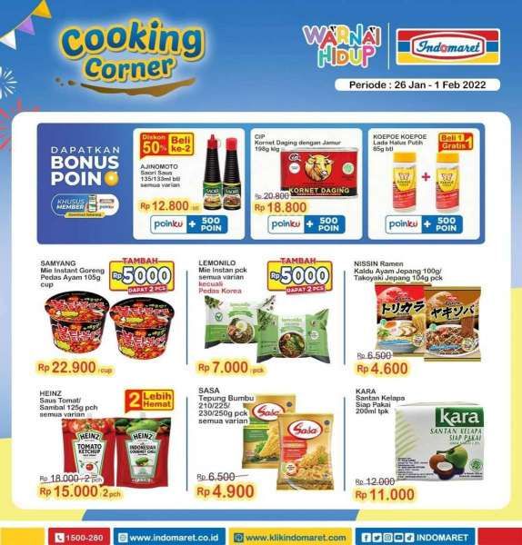 Promo Indomaret Super Hemat Mingguan Terbaru 26 Januari-1 Februari 2022