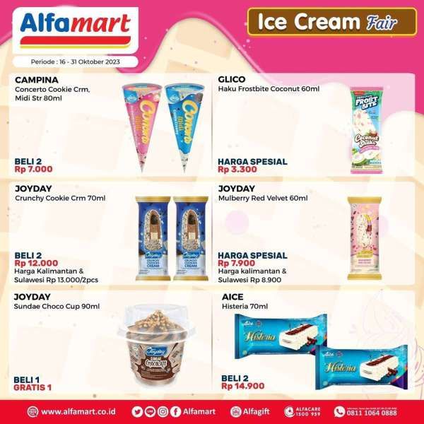 Promo Alfamart 16-31 Oktober 2023, Promo Ice Cream Fair