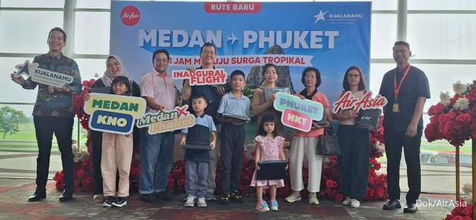 Perkuat jaringan di Kawasan ASEAN, AirAsia Buka Rute Penerbangan Phuket–Medan,