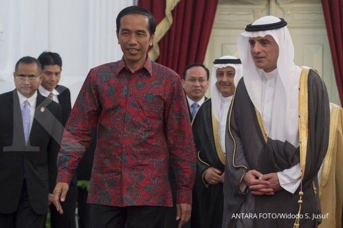 Jokowi terima kunjungan utusan Arab di Istana