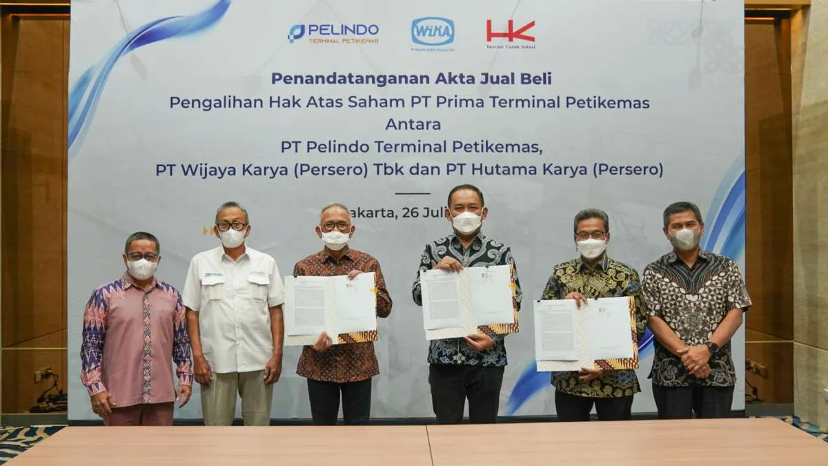 Subholding Pelindo Ambil Alih Kepemilikan Saham WIKA dan HK 