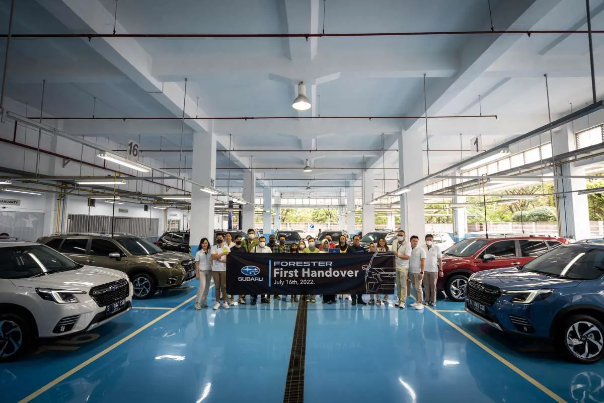 First Handover: The All-New Subaru Forester.