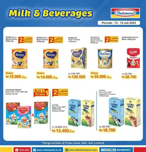 Harga Promo Indomaret Terbaru 12-18 Juli 2023, Promo Super Hemat Mingguan