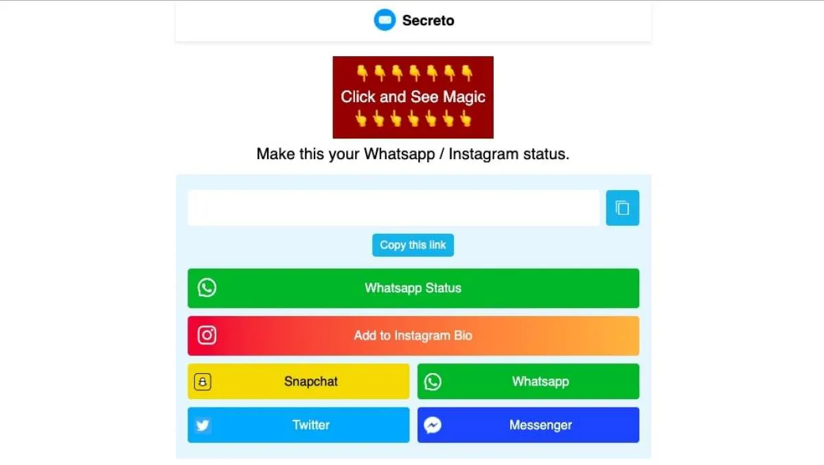 Ini 3 Cara Membuat Secreto untuk Profil Instagram hingga Twitter