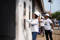 Tebar Semangat Keberlanjutan, MedcoEnergi Bangun Rumah Layak Huni di Mauk