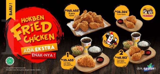 Promo Hokben Desember 2021, Menu Terbaru Paket Ayam Hokben Mulai Rp 35.000