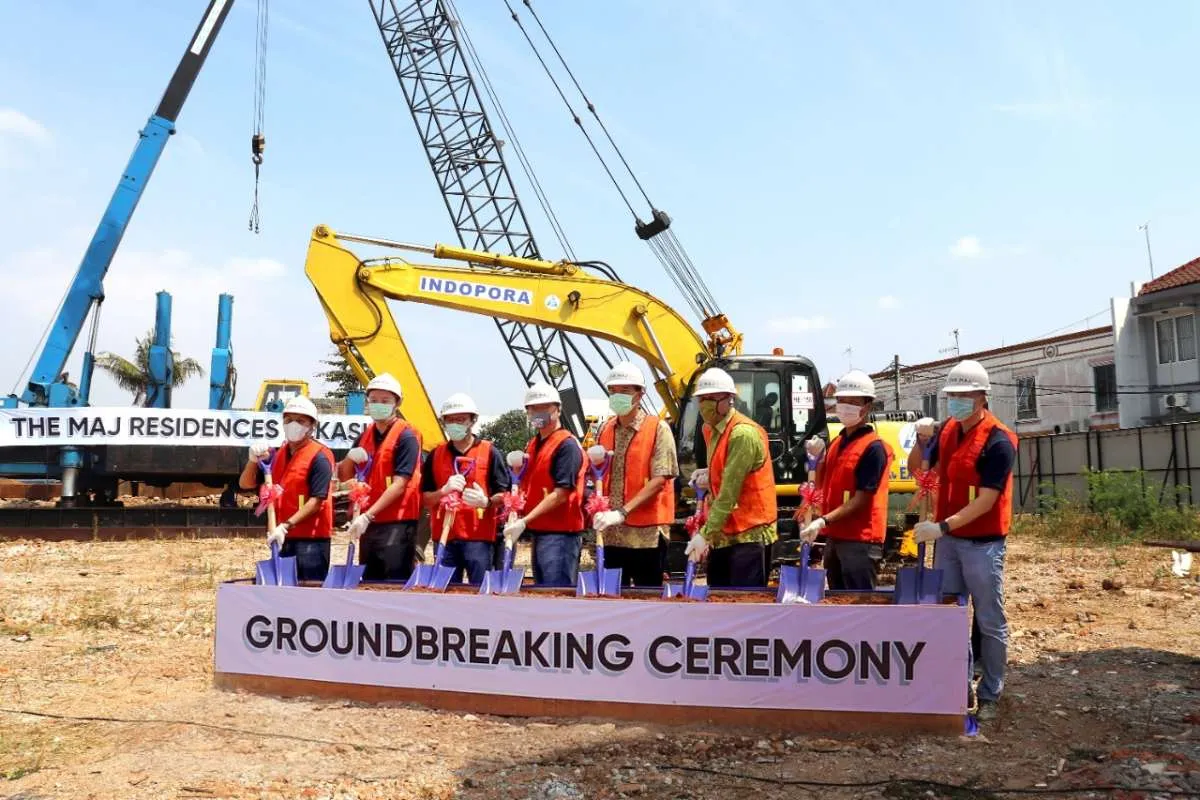 Pembangunan tahap pertama The MAJ Residences Bekasi dimulai