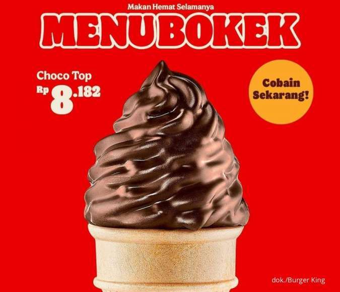 Promo Burger King 15-30 Juni 2022, Paket Menu Bokek Hemat Serba di Bawah Rp 17.000