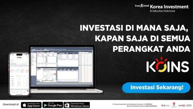 Nyaman Berinvestasi Saham, ETF, dan Waran Terstruktur dengan KOINS