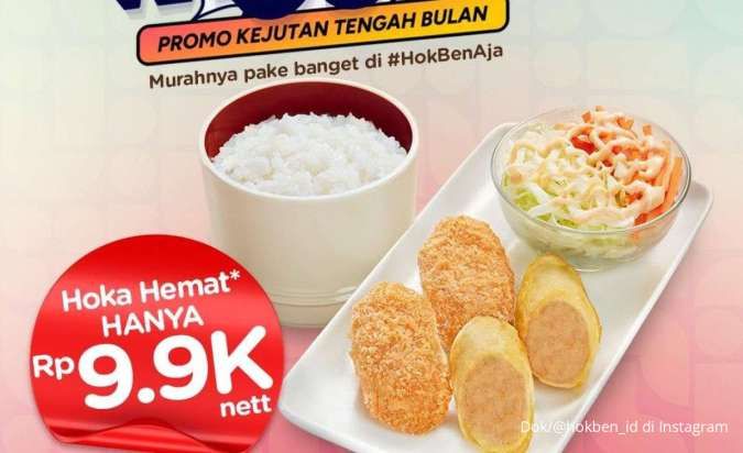 Promo HokBen x Bank Saqu Hari Ini 20 Desember 2024, Hari Terakhir Hoka Hemat Rp 9.900