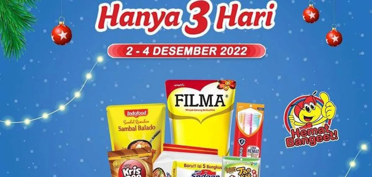Harga Promo JSM Indomaret 2-4 Desember 2022, Produk Lebih Murah di Awal Bulan