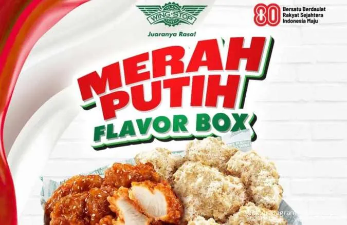 Promo Wingstop Merah Putih 4-10 Agustus, 10 Boneless 2 Pilihan Rasa Cuma Rp 45.000-an