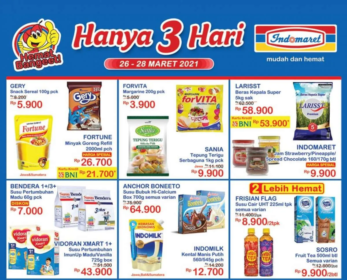 Promo JSM Indomaret 26-28 Maret 2021, diskonan weekend!