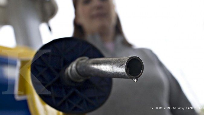 Kenaikan harga minyak mentah mulai mereda