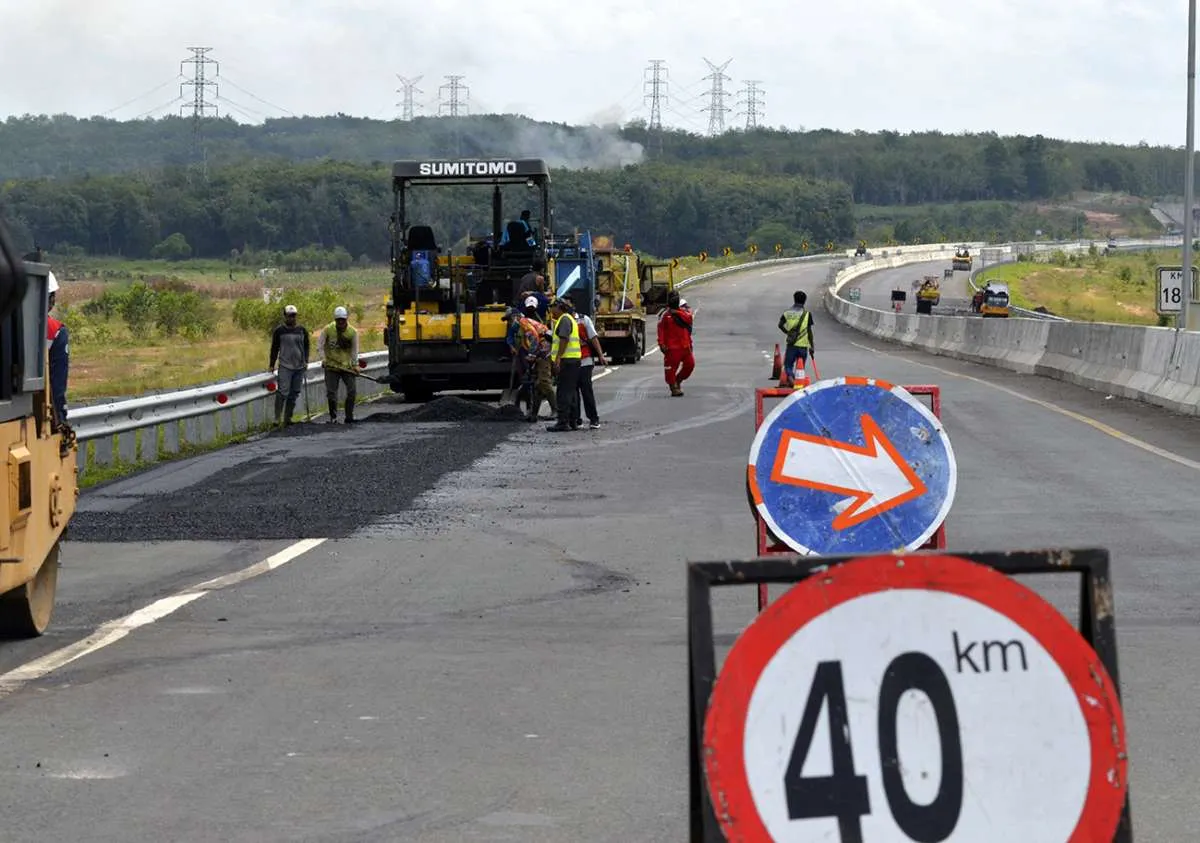 Hutama Karya rampungkan 2 proyek ruas Jalan Tol Trans Sumatera tahun lalu