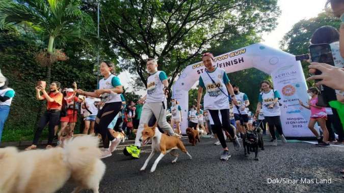 Sinar Mas Land Selenggarakan Doggo Fun Run with Aerium 2022