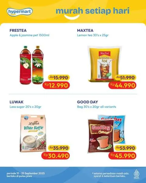 Promo JSM Hypermart Hyper Diskon Weekend Periode 19-22 September 2025