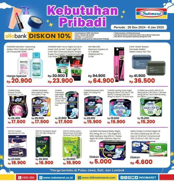 Promo Indomaret Super Hemat Periode 26 Desember 2024-8 Januari 2025