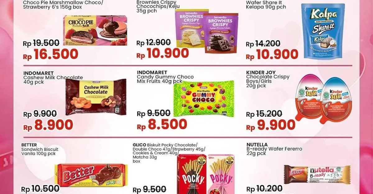 Promo Indomaret Sambut Valentine's Day Februari 2025, Cokelat Diskon Sampai 45%