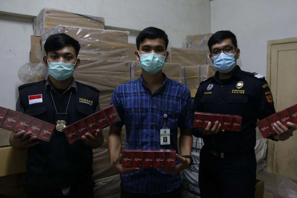 Bea Cukai gempur peredaran rokok ilegal di empat daerah ini