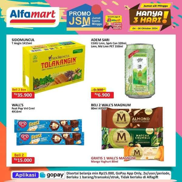 Promo JSM Alfamart Weekend 4-6 Oktober 2024