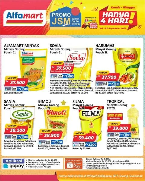 Promo JSM Alfamart Periode 4-7 September 2025