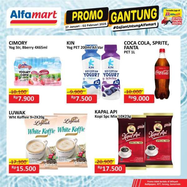 Promo Alfamart Gantung 27 Januari-2 Februari 2025