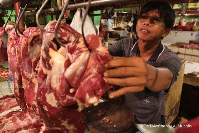Harga daging sapi di Pangkalpinang Rp 110.000/kg