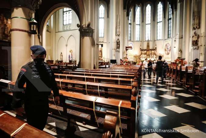 Gereja Katedral Jakarta Siapkan 5 Kantong Parkir bagi Jamaat Misa Natal