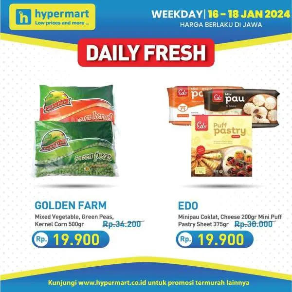 Promo Hypermart Hyper Diskon Weekday Periode 16-18 Januari 2024