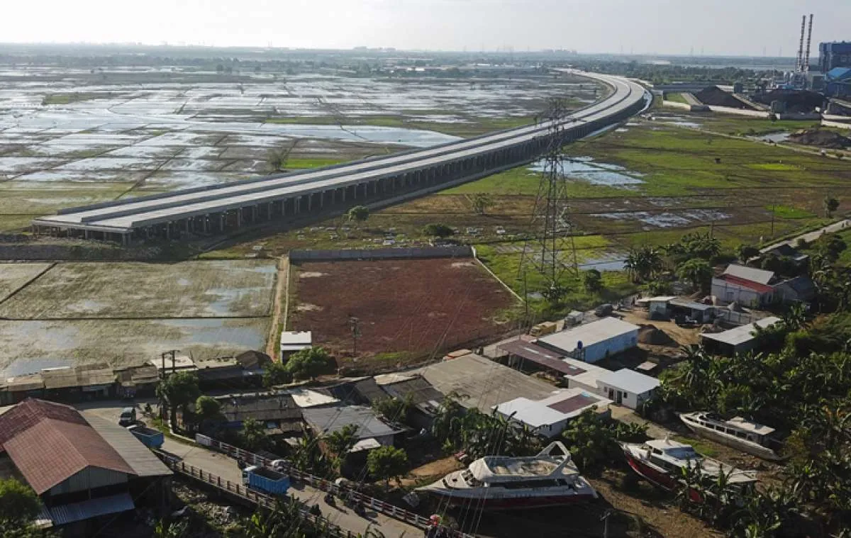 Progres pembangunan jalan tol Cibitung-Cilincing capai 74%