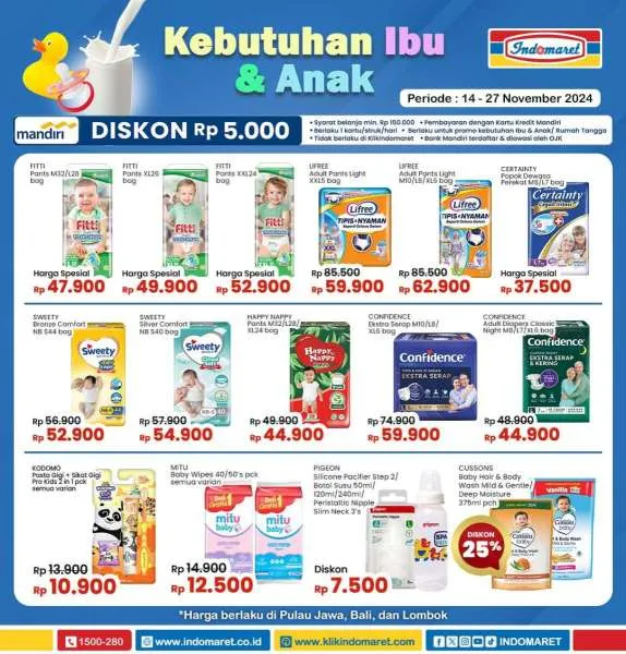 Promo Indomaret Super Hemat Periode 14-27 November 2024