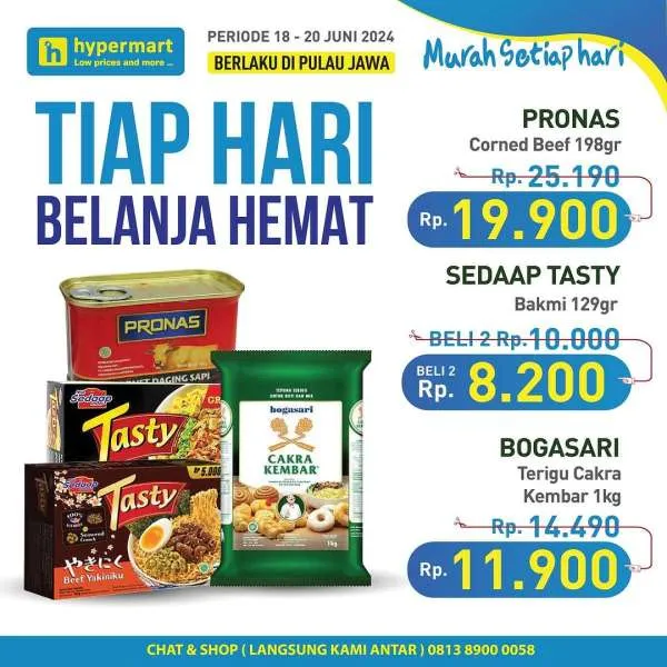 Promo Hypermart Hyper Diskon Weekday Periode 18-20 Juni 2024