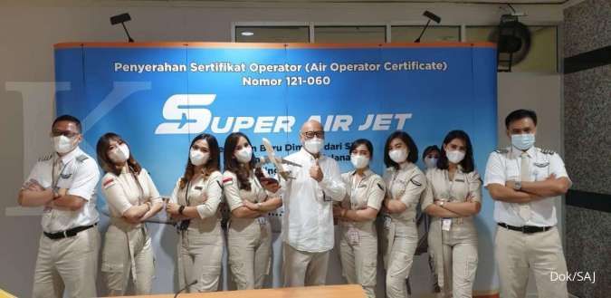 Super Air Jet (SAJ) mengantongi sertifikat operator penerbangan