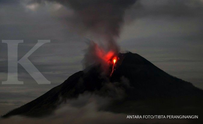 Jokowi tinjau lokasi korban erupsi Gunung Sinabung