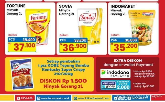 Promo Minyak Goreng Weekday Jelang Akhir Mei 2025, Harga Rp 10.900 Hanya Hari Ini