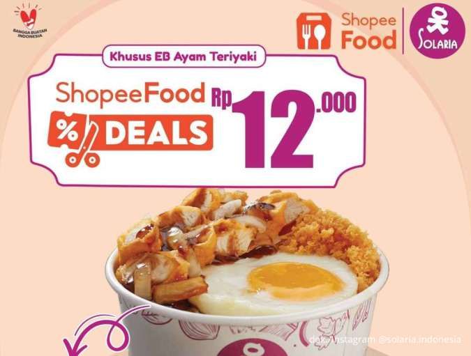 Promo Solaria Habis Hari Ini! Jangan Nyesel Tak Cicip Hematnya Bowl Ayam Teriyaki