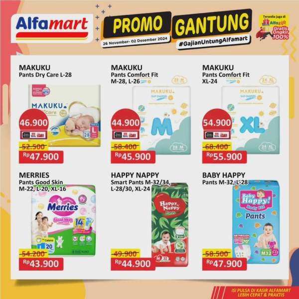 Promo Alfamart Gantung 26 November-2 Desember 2024