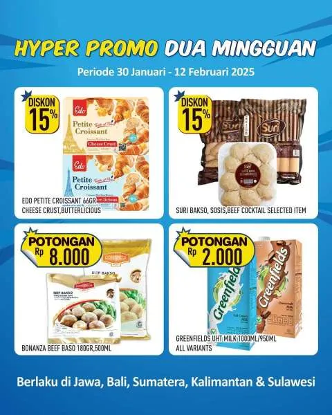 Promo Hypermart Dua Mingguan Periode 30 Januari-12 Februari 2025