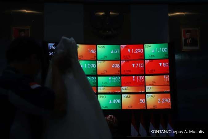 IHSG Terkoreksi 0,03% ke 7.250 Pada Senin (8/7), MTEL, SMGR, ARTO Top Gainers LQ45