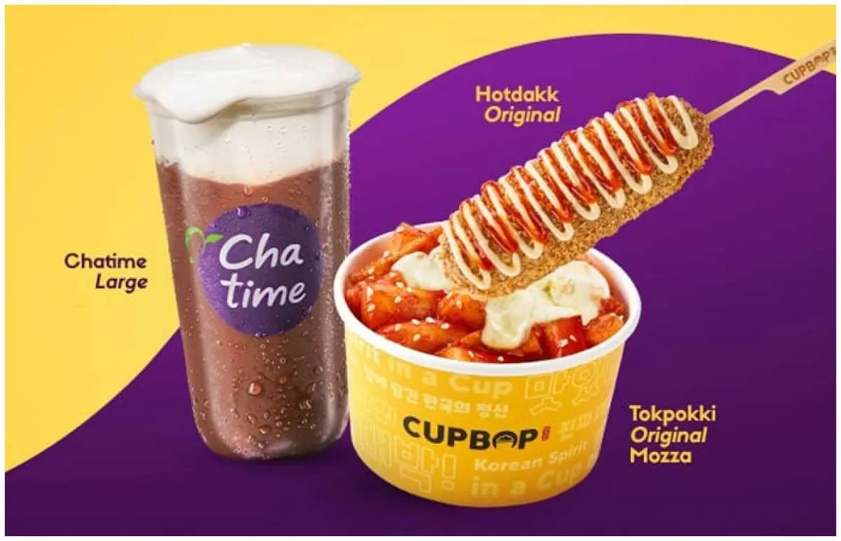 Promo Chatime x Cupbop x BCA Juli 2025: Hotdakk + Tokpokki + Chatime Cuma Rp 64.000