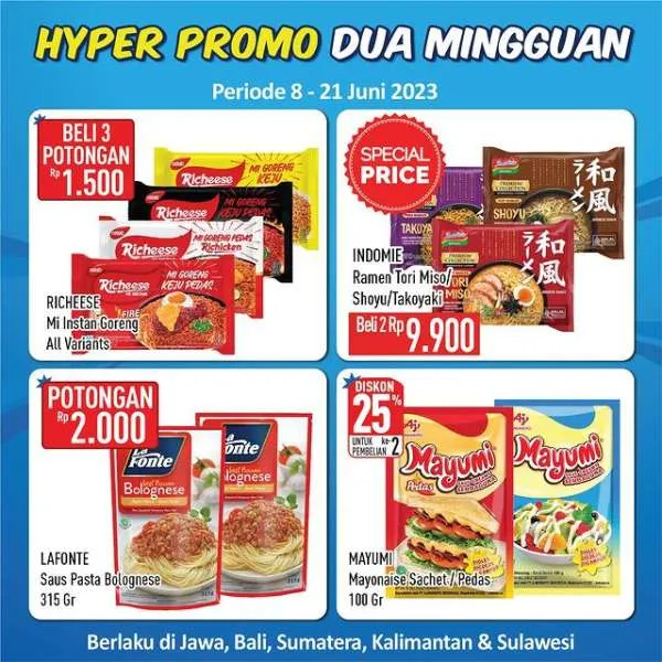 Promo Hypermart Dua Mingguan Periode 8-21 Juni 2023