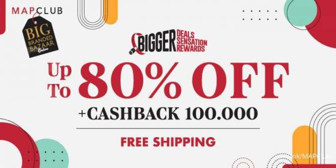 Big Branded Bazaar MAPCLUB Hadir Online dan Offline