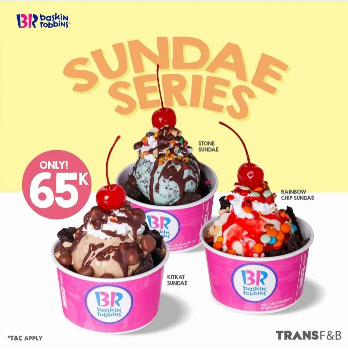 Promo Ice Cream Baskin Robbins Juli 2021, Menu Terbaru Sundae Series Cuma 65 Ribu