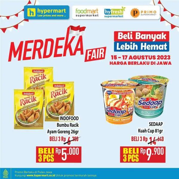 Promo Hypermart Beli Banyak Lebih Hemat Periode 15-17 Agustus 2023