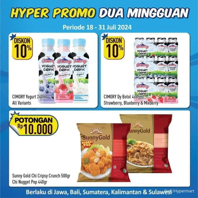 Promo Hypermart Dua Mingguan Periode 18-31 Juli 2024