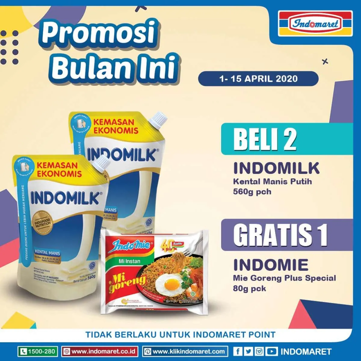 Promo Indomaret Bulan Ini 1-15 April 2020, masih ada waktu!